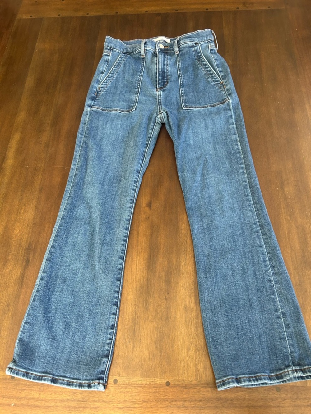 Loft Women's Blue Denim Jeans bootcut size 6